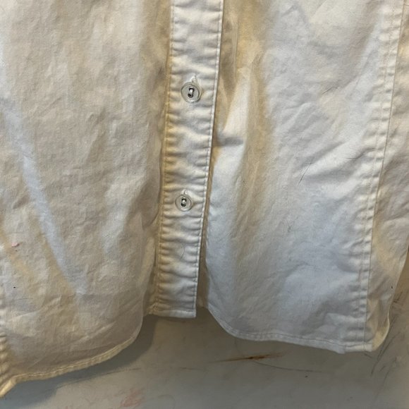 LANE BRYANT | Women's Button Down Shirt White - Picture 7 of 9